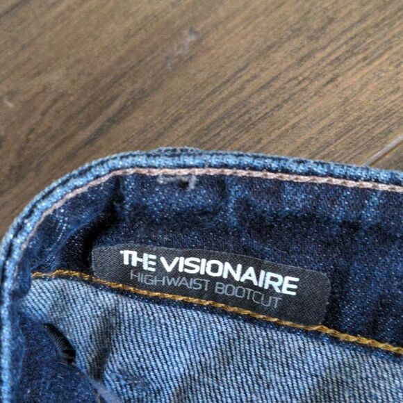 Joe's Jeans Visionaire Bootcut Jeans Dark Wash size 25 - Picture 4 of 9